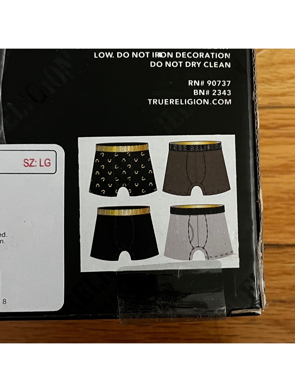 True Religion 4 Pack Fly Front Boxer Briefs Luxe Touch Modal Stretch Size Large - Picture 4 of 6
